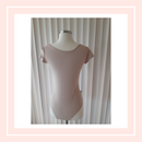 Spandex Beige Bodysuit