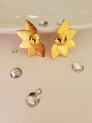 Luxury 24K Earring Stud Flower