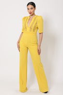 Front  Lace Jumpsuit